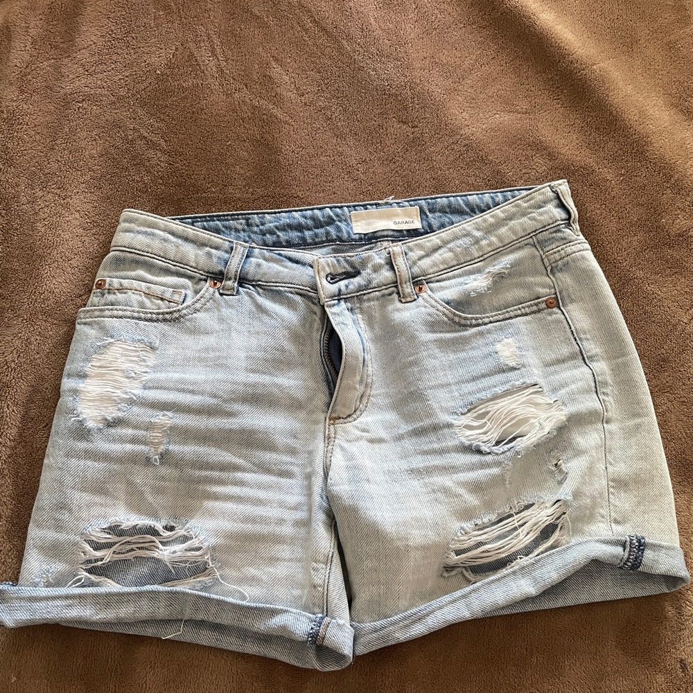 Short en jeans